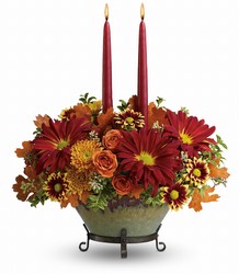 Tuscan Autumn Centerpiece Flower Power, Florist Davenport FL